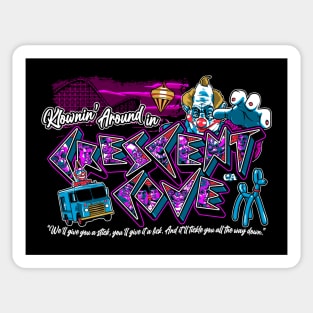 Klownin' Around in Crescent Cove Sticker